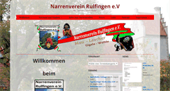 Desktop Screenshot of narrenverein-rulfingen.de