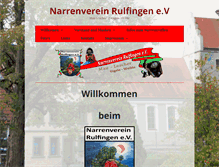 Tablet Screenshot of narrenverein-rulfingen.de